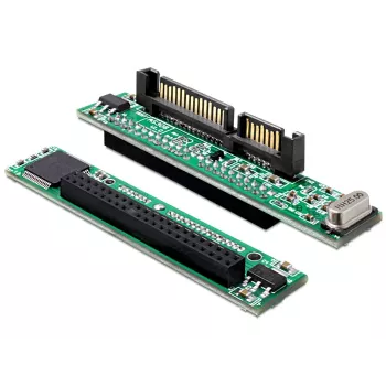 Kabeladapter DeLOCK 61987 SATA 22p naar IDE 44p zwart/groen