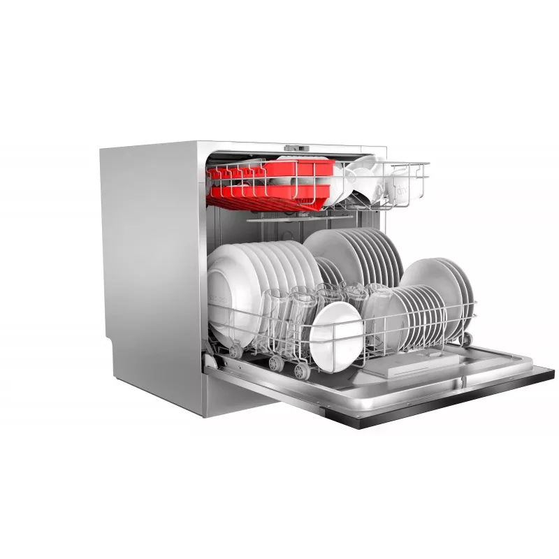 Vaatwasser Toshiba DW-08T2EE(W)-PL, 8 couverts, energie-efficiëntieklasse F, 49 dB, 55×59×50 mm
