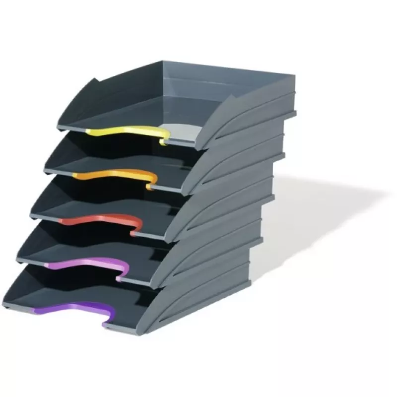 DURABLE briefbakken VARICOLOR® TRAY SET A4 1 SET 770557