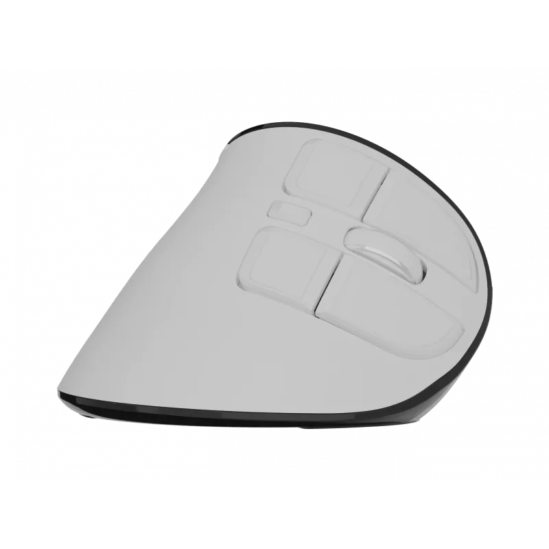Draadloze verticale muis NATEC Euphoniе Pro Bluetooth 5.0, 4000 DPI, programmeerbaar, stil, wit