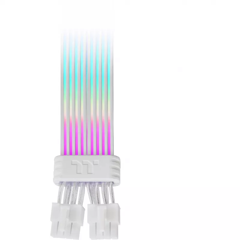 Thermaltake Tt Mod ARGB Snow Cable, 8-pins, 300 mm, wit