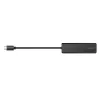 USB-C-hub, 4 poorten 2x USB-A, 2x USB-C, zwart