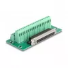 DeLOCK D-Sub 37-polig bus naar klemmenstrook voor DIN-rail breedte 51 mm diepte 116 mm hoogte 30 mm