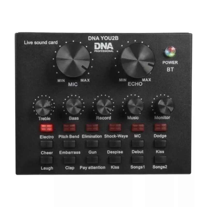 Microfoonkit Bitmat DNA YOU2B — microfoon, audio-interface, standaard en kabel