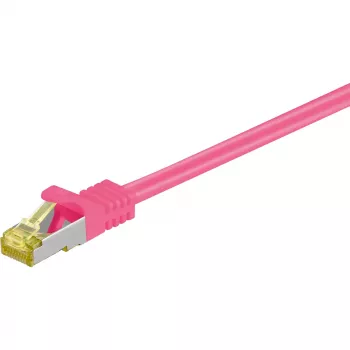 Netwerkkabel Goobay RJ-45 CAT7 2m magenta S/FTP