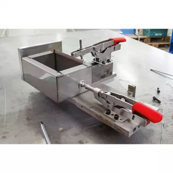 Toggle clamp BESSEY STC-HH70 rood roestvrij staal 6 cm