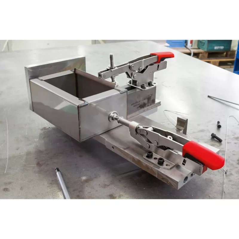 Toggle clamp BESSEY STC-HH70 rood roestvrij staal 6 cm