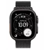 Smartwatch Apple Watch Ultra 3 GPS + Cellular 49mm Black Titanium Case met Black Titanium Milanese Loop Medium