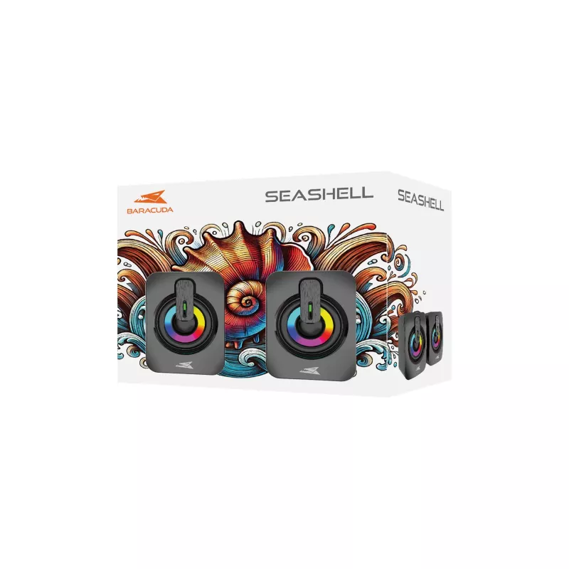 Baracuda Seashell BGSP-011 zwart — decoratief schelpaccessoire