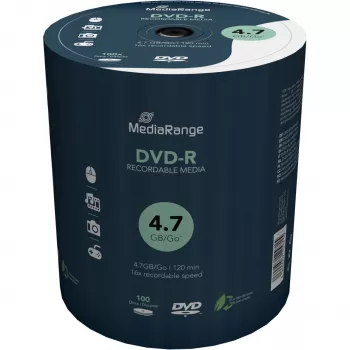 MediaRange MR442 DVD's 4,7 GB DVD-R 100 stuks