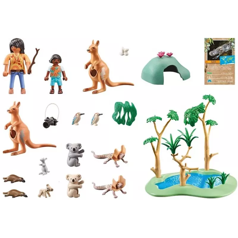 Wiltopia 71624 Australische dieren figurenset