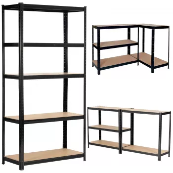 Extralink metalen legrek 180x90x40 Zwart