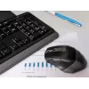 A4Tech FStyler FG1035 draadloze toetsenbord-en-muisset, 2,4G, grijs
