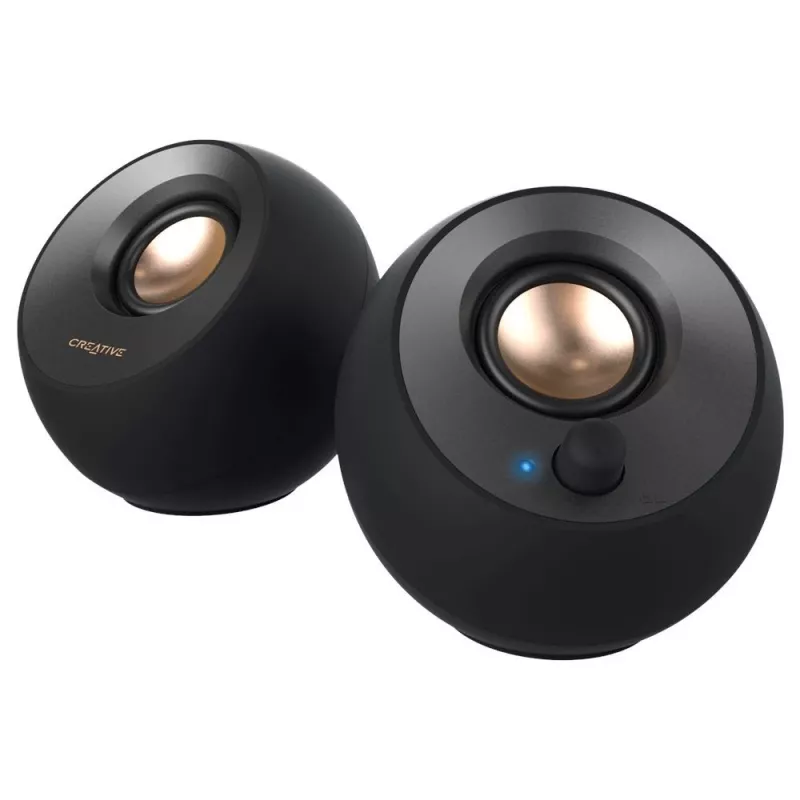 Creative Pebble 2.0 desktop stereoluidsprekers, zwart