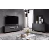 Cama sideboard 2D REJA grafietgrijs glanzend/grafietgrijs glanzend