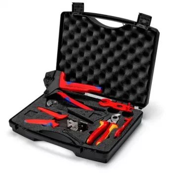 Knipex 97 91 04 V02 fotovoltaïsche MC4-stekkerverbinder gereedschapskoffer