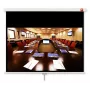 AVTEK Cinema 280 handmatig projectiescherm, 16:9, 280x200 cm, beeld 270x152 cm, mat wit