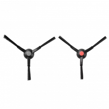 Zijborstel voor steelstofzuiger Eufy T29B8011 – compatibele vervangborstel, zwart/grijs/rood, 1 stk.
