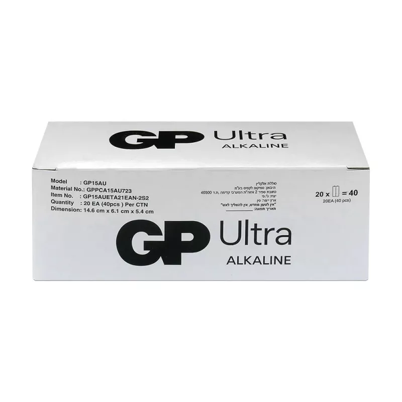 Alkalinebatterijen GP Battery LR6 AA 40 stuks (model 15AU21-S2)