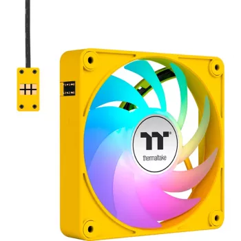 Thermaltake CT140 EX ARGB 140 mm geel 3-pack behuizingsventilator