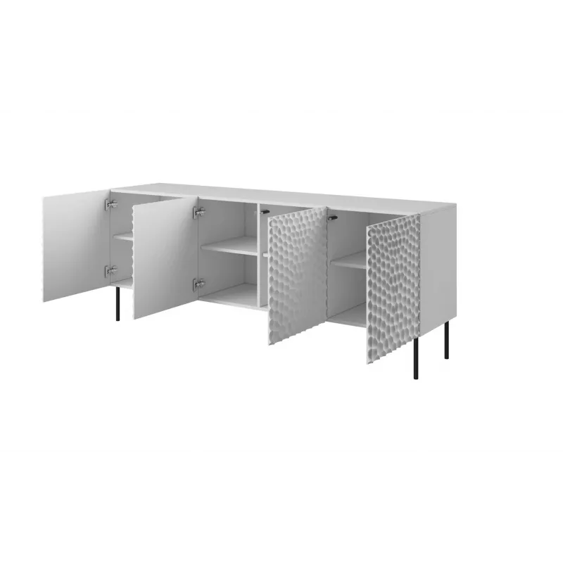 HOLE ladekast 190x40,5x74,5 cm mat wit