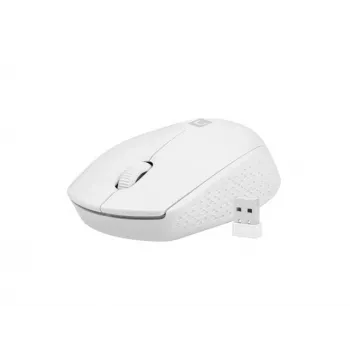 NATEC draadloze muis Stork 1600DPI optisch wit