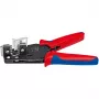 Knipex precisie-striptang met vormmessen 2,5 - 10,0 mm² · AWG 13 - 7 voor moeilijk te bewerken kabels (12 12 10)
