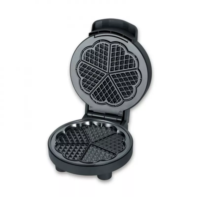 Wafelijzer Severin WA 2116 1000 W zwart hartvorm