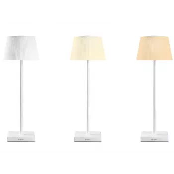 Tafellamp TRACER Pluto wit TRAOSW47233 LED dimbaar, witte uitvoering
