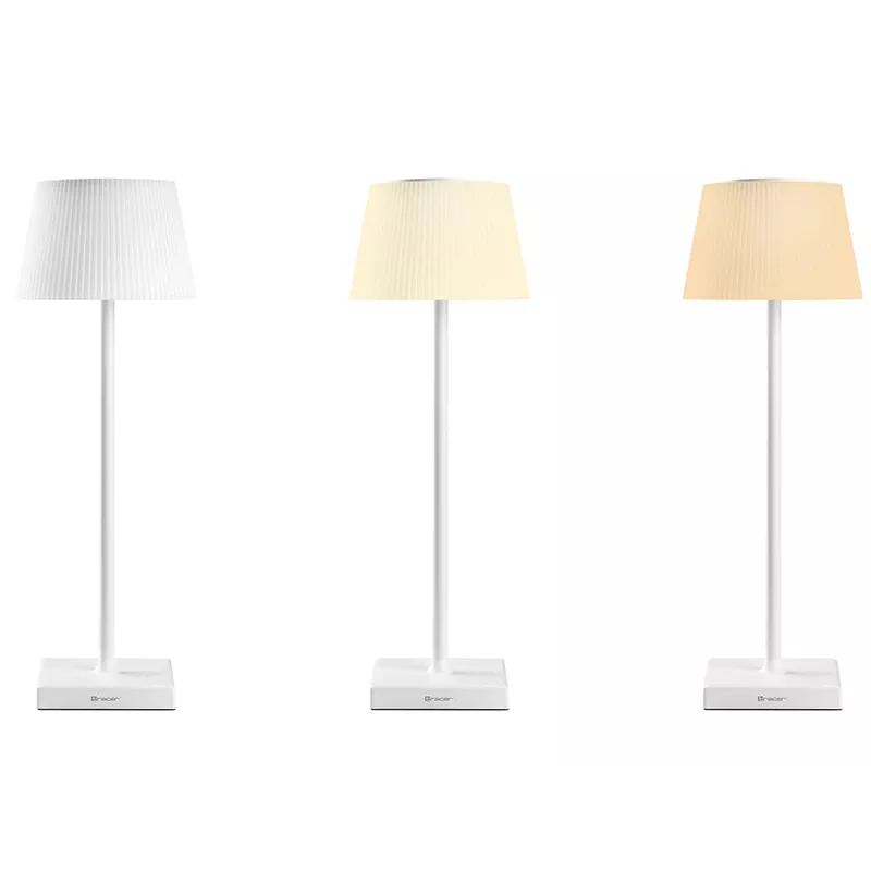 Tafellamp TRACER Pluto wit TRAOSW47233 LED dimbaar, witte uitvoering