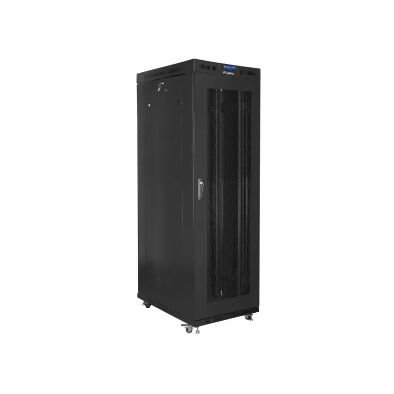 Lanberg FF01-8227-23BL rackkast 27U staande kast zwart