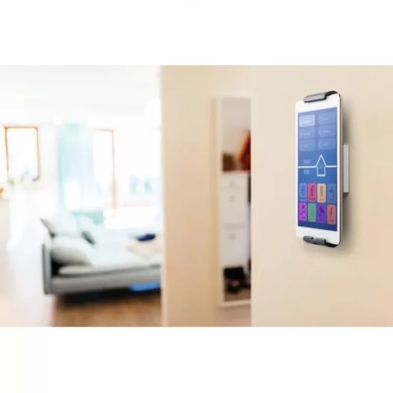 DURABLE TABLET HOLDER WALL - wandhouder voor tablet - aluminium, ABS-kunststof - zilver (7-13) (893323)