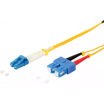 Glasvezel-duplex-patchkabel ShiverPeaks 77809 LC-SC 9/125µm OS1/OS2 2,0 m