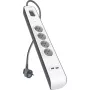 Stekkerdoos Belkin 525J met 4 randaarde stopcontacten en 2 USB-A-aansluitingen, 2 m kabel