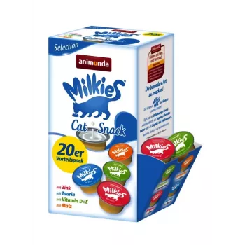 Droge kattensnacks animonda Milkies 15 g — snacks voor volwassen katten, 15 g zakje