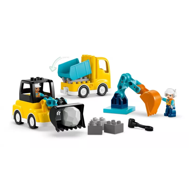 LEGO DUPLO 10475 3-in-1 Bouwplaatsvoertuigen