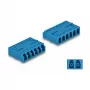 DeLOCK glasvezelkoppeling HD LC hexaplex bus naar LC hexaplex bus blauw