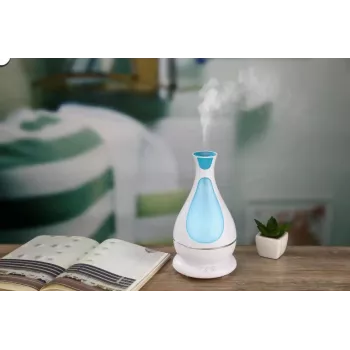 Mini aroma-diffuser met LED-licht, 400 ml, wit