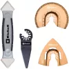KWB multi-tool-set tegels, 4-delig, schuurschijf
