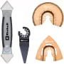 KWB multi-tool-set tegels, 4-delig, schuurschijf