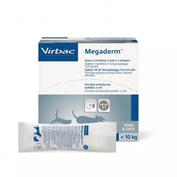 VIRBAC MEGADERM MONO zakje 4 ml × 28 — huidverzorgingssupplement voor honden en katten