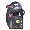 Flexi Black Design S 5 m honden-automatische lijn