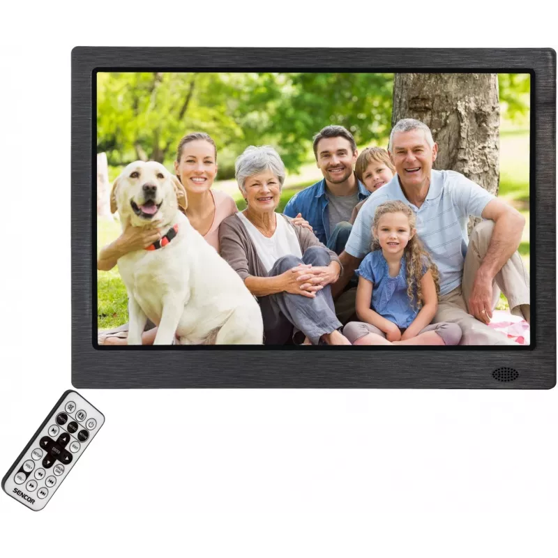 Digitaal fotolijstje SENCOR SDF 1371 BK — 13,3-inch zwart frame