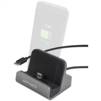 4smarts Charging Dock VoltDock USB-C 60W grijs (541426)