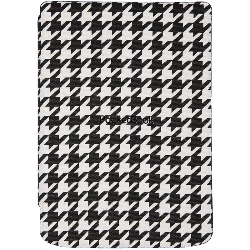 Folio-hoesje voor 6-inch e-reader PocketBook Shell — zwart/wit, 112 × 160 × 12,5 mm