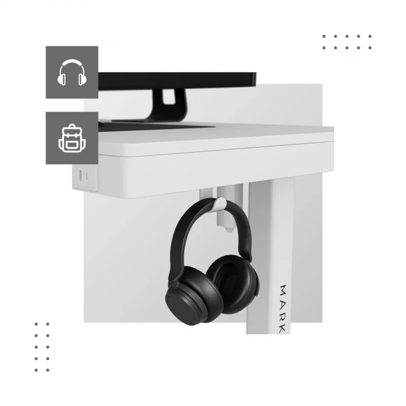 Elektrisch bureau MA-Leader 8.2 wit