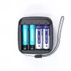 Batterijlader XTAR BC4 voor AA/AAA NiMH en Li-Ion, 4 slots, DC/USB-ingang, zwart