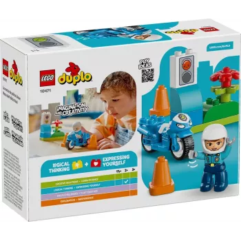 LEGO DUPLO 10471 Blauwe politiemotor