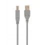 USB 2.0 A-stekker naar B-stekker kabel, 1,8 m, grijs