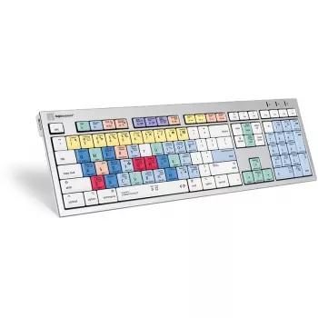 Toetsenbord Logickeyboard ALBA Universal USB AZERTY Frans zilver